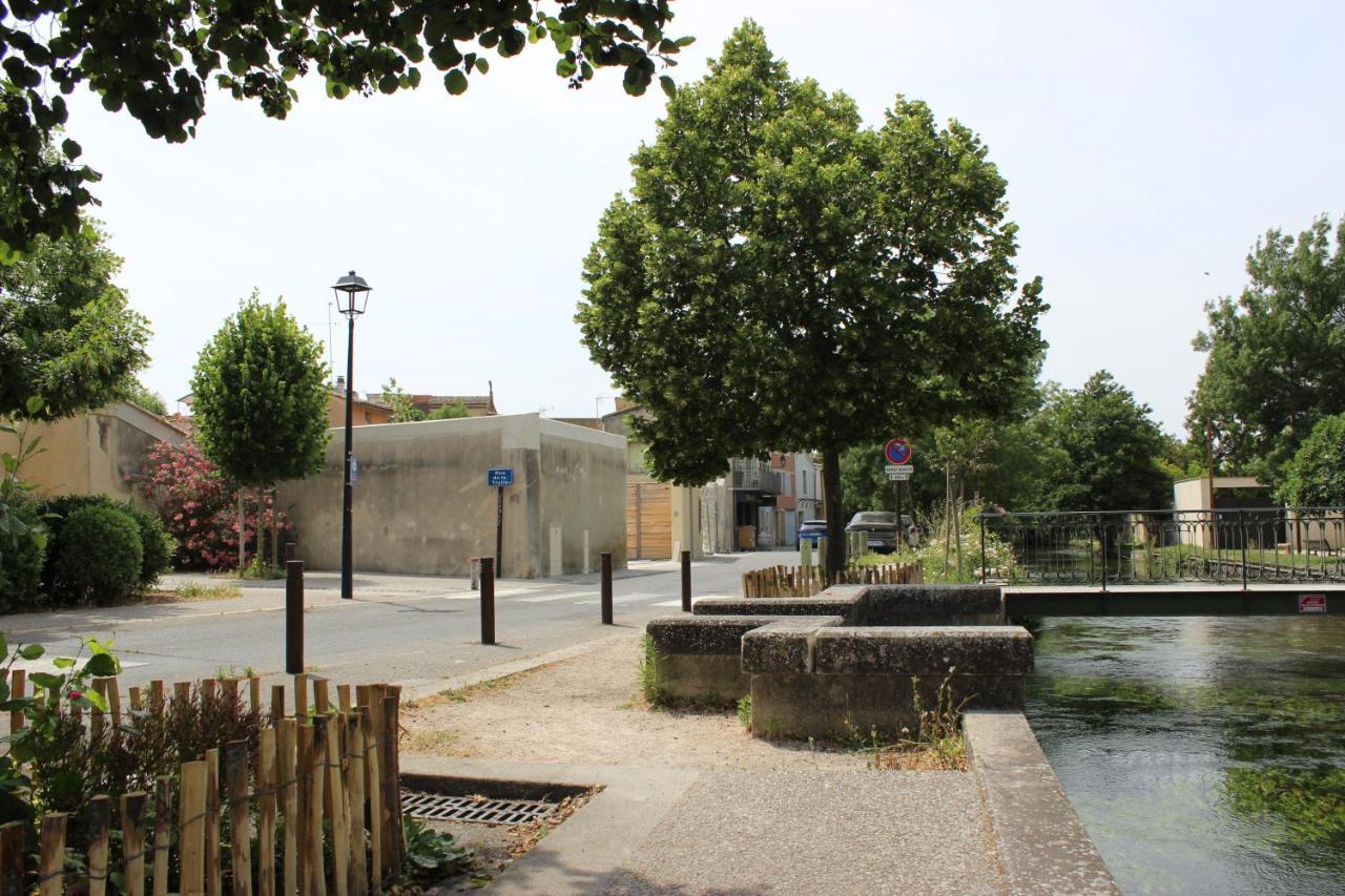 Ferienwohnung Entre Les Sorgues Ardoise LʼIsle-sur-la-Sorgue Exterior foto
